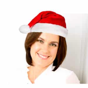 kristy with santa hat2