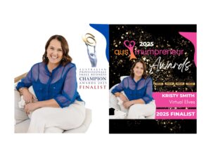Virtual Assistant Awards, Virtual Elves, Business Award, Award, Virtual Assistant, AusMumpreneur Awards 2025, Australian Professionals Small Business Champion Awards